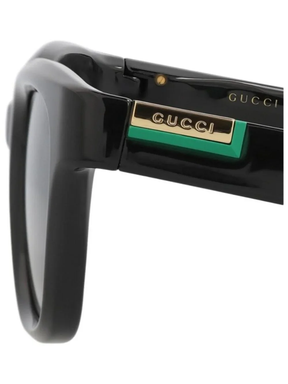 New Gucci Mens Square/Rectangle Black Black Grey Fashion Designer Sunglasses